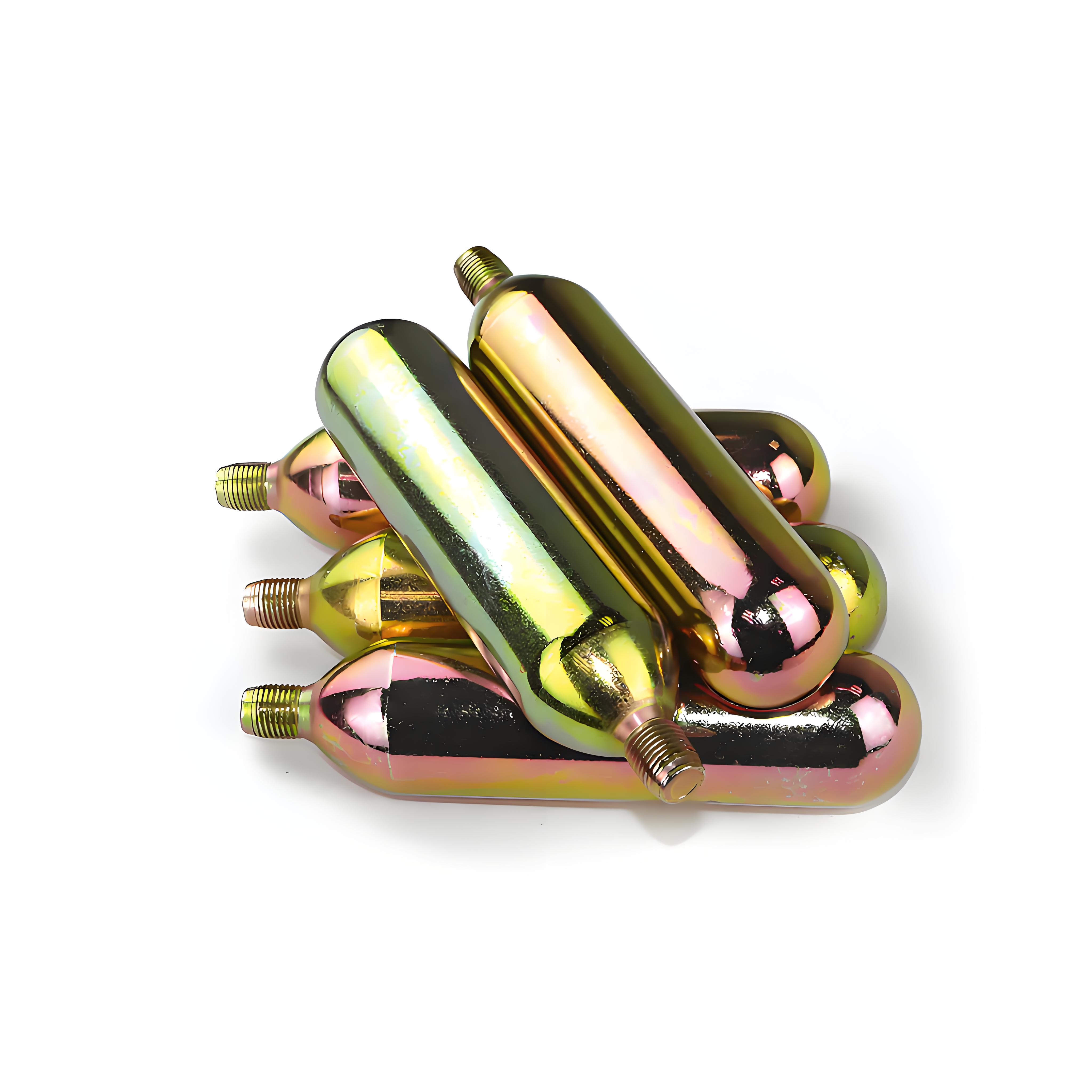 55g Threaded 5/8-18UNF or 1/2-20UNF CO2 Gas Cartridge Used for Life Vest& Airpower Sports& O