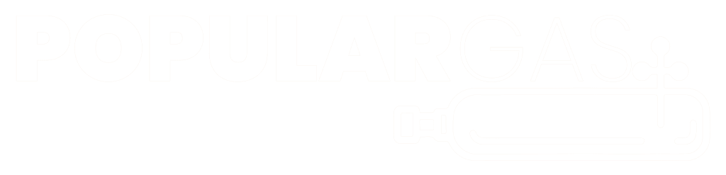 POPULARGAS Official Logo in transparent mode