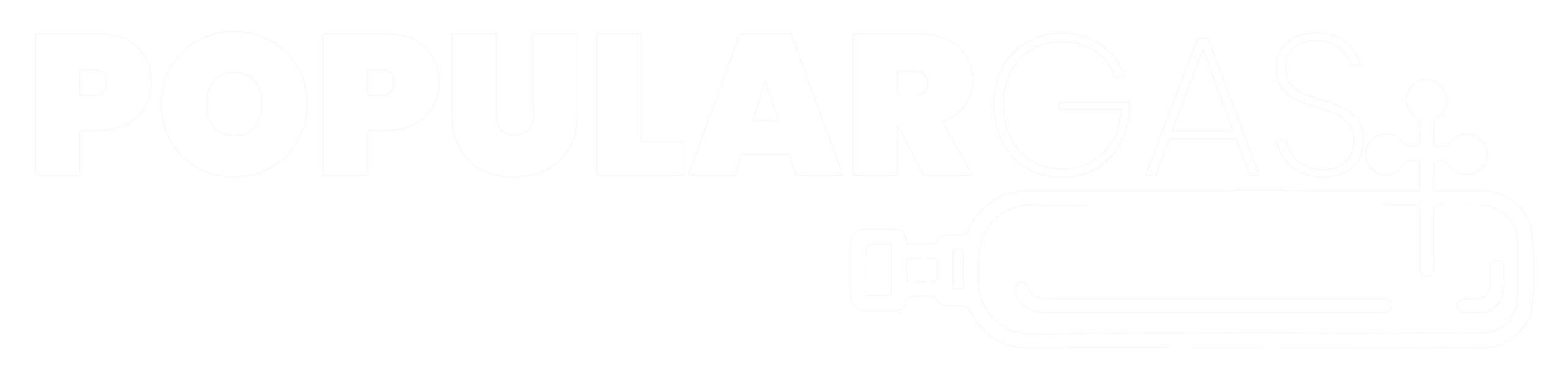 POPULARGAS Official Logo in transparent mode