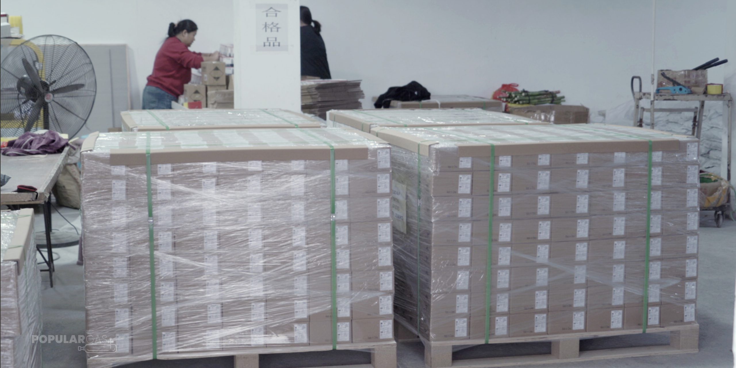 Packaging ready to be shipped |PopularGas