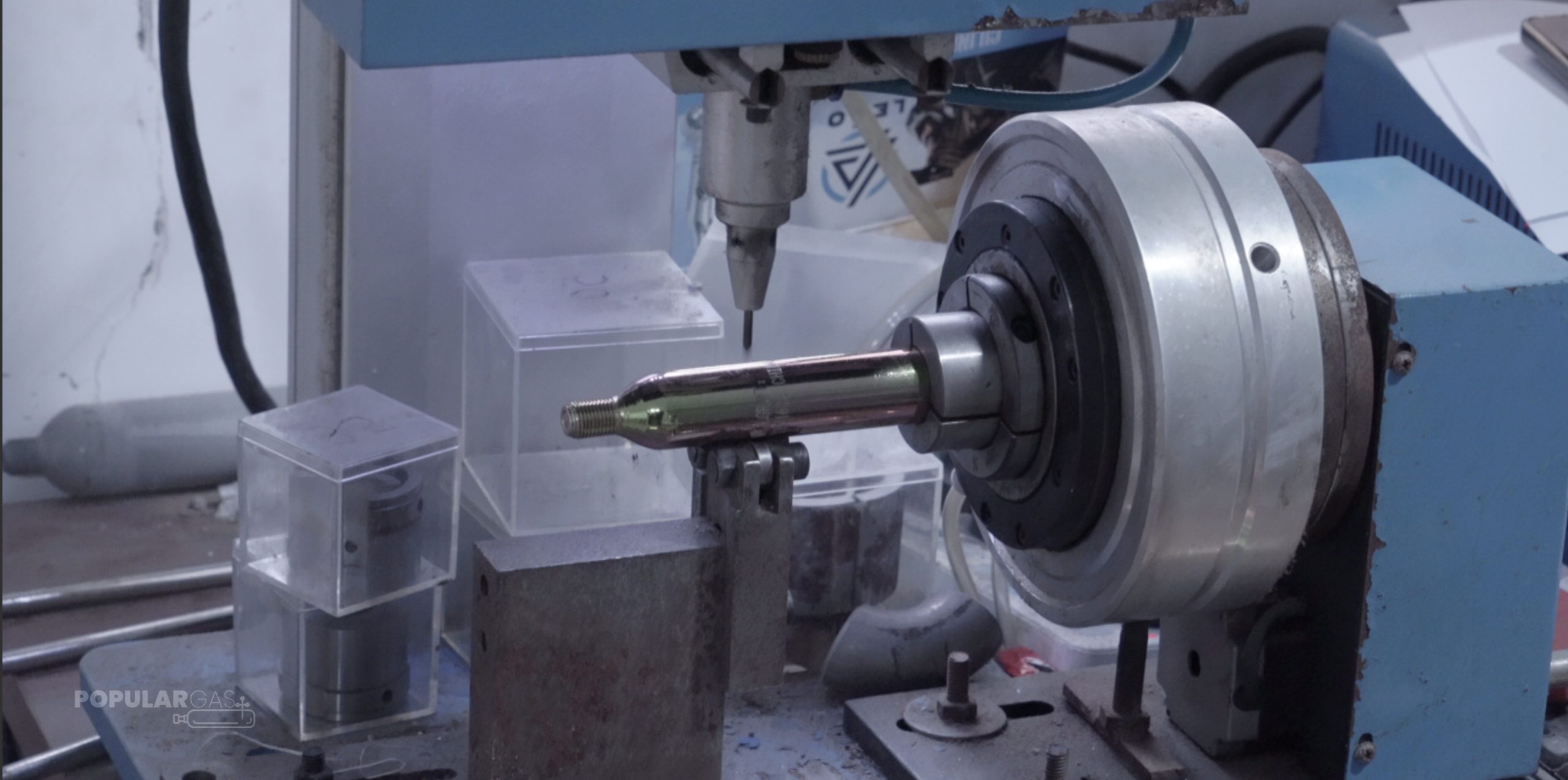 engraving the cylinder according to the client brand | Populargas