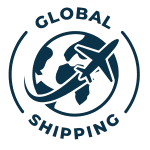 Populargas global-shipping-icon-worldwide-shipping-illustration-international-air-transportation-label-global delivery- mblem-worldwide-delivery vector